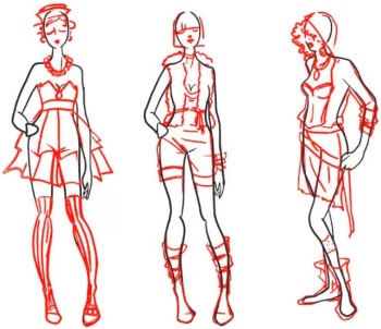 Draw Fashion Illustration Step 4