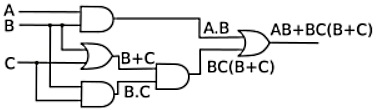 Boolean Algebra Circuit Simplification Example 2