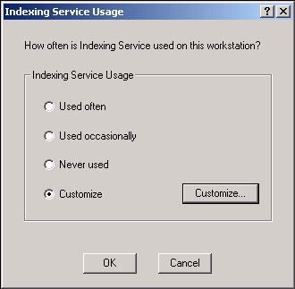 Indexing Service Usage