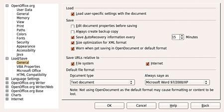 OpenOffice Configuration