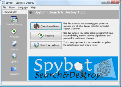 Spybot - Search & Destroy