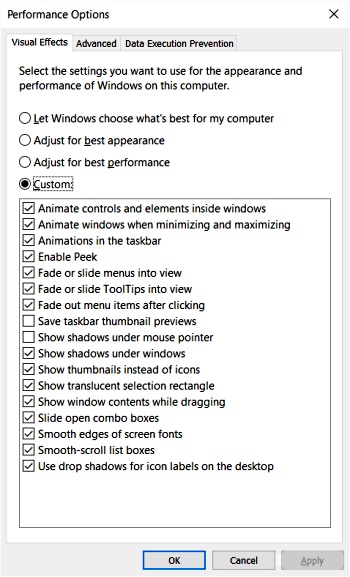 System Properties dialog box