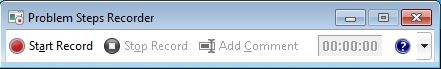 Problem Steps Recorder