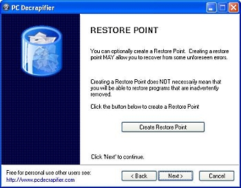 Create Restore Point