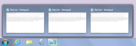 Annoying Taskbar Preview Thumbnails
