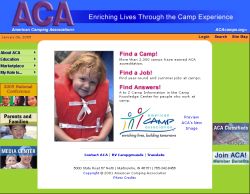 Actual web site color scheme example