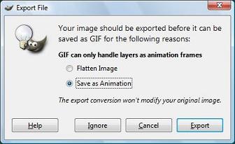 Export as Animation