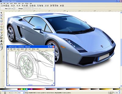 inkscape vector drawing