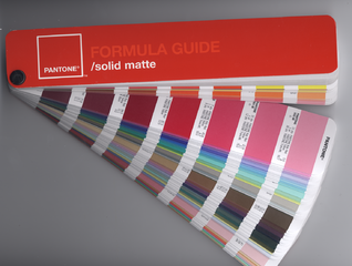 Pantone standard swatch book