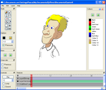 Pencil animation and drawing software
