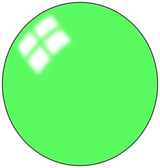 Sphere with highlighting