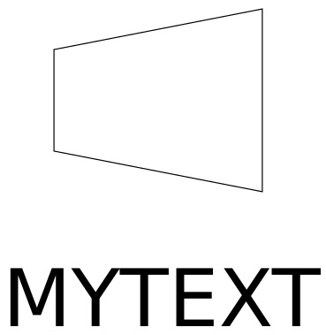 Place text inside a shape