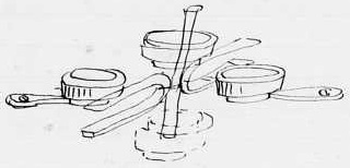 Thomas Edison Drawing of Electric Motor