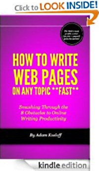 How to Write Web Pages on Any Topic Fast