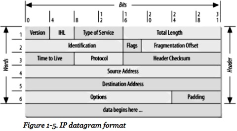 Internet Protocol packet format