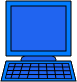 Computer workstation symbol