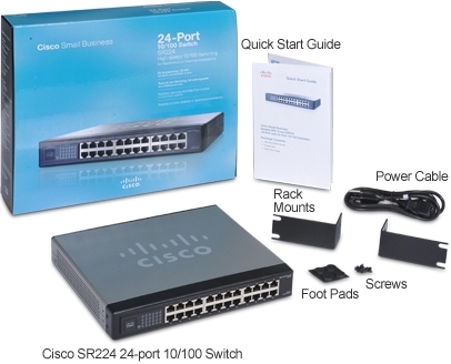 Cisco SR224 24-port 10/100 Switch